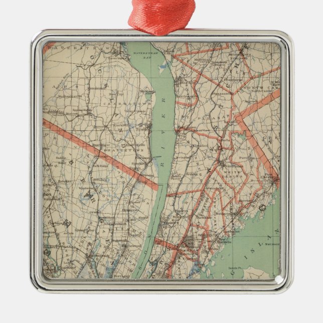 Ornamento De Metal Westchester Co & arredores (Frente)