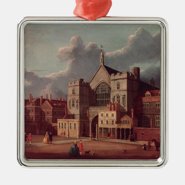 Ornamento De Metal Westminster Hall e jarda nova do palácio (Frente)