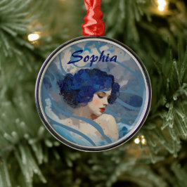 Ornamento De Metal Whispers of the Ocean Goddess