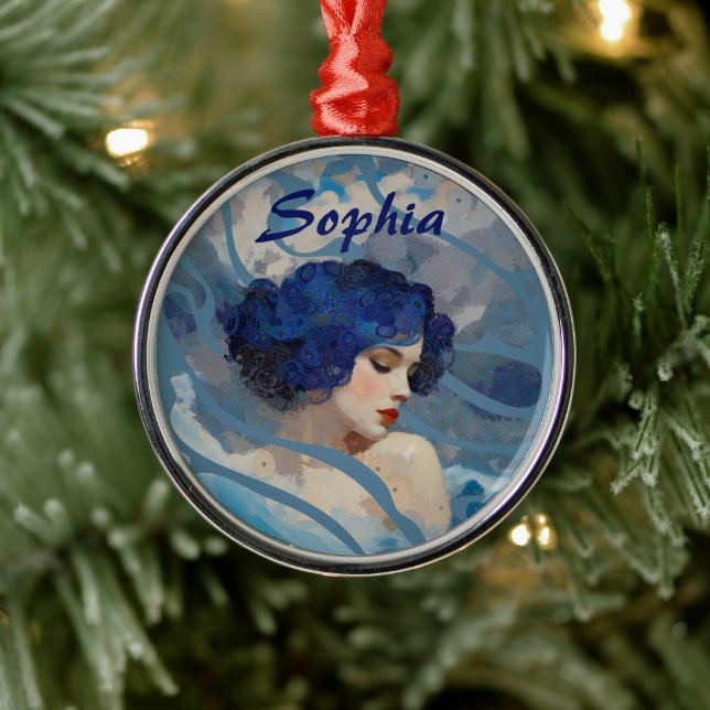 Ornamento De Metal Whispers of the Ocean Goddess (Árvore)