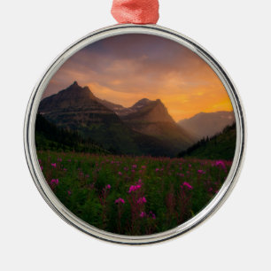 Ornamento De Metal Wildflowers da geleira