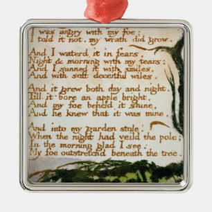 Ornamento De Metal William Blake uma árvore do veneno