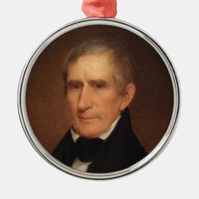 Ornamento De Metal William Henry Harrison (Frente)