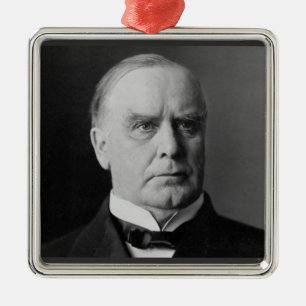 Ornamento De Metal William Mckinley 25 Presidente