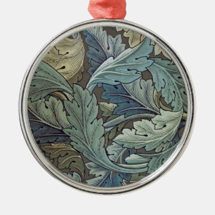 Ornamento De Metal William Morris Acanthus Sage Flor de Floral Botâni