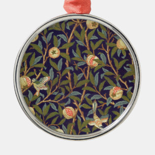 Ornamento De Metal William Morris Bird E Pomegranato