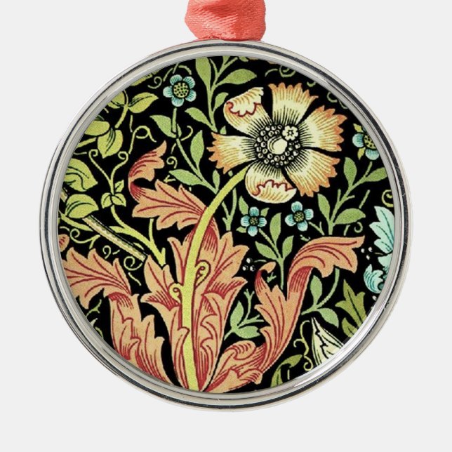 Ornamento De Metal William Morris Compton Wallpaper Classic (Frente)