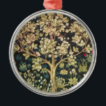 Ornamento De Metal William Morris Tree Of Life Vintage Pre-Raphaelite<br><div class="desc">William Morris Tree Of Life Floral Vintage Art William Morris foi um designer de têxteis, artista, escritor e socialista inglês associado à Irmandade Pré-Raphaelita e ao Movimento de Artes e Artesanatos Britânicos. Ele fundou uma design em parceria com o artista Edward Burne-Jones, e o poeta e artista Dante Gabriel Rossetti...</div>