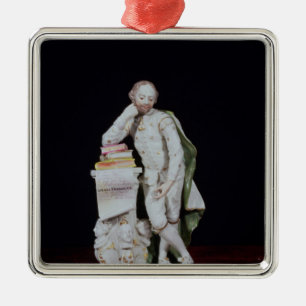 Ornamento De Metal William Shakespeare, com base no monumento