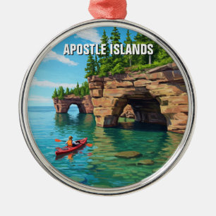 Ornamento De Metal Wisconsin Apostle Islands National Lakeshore