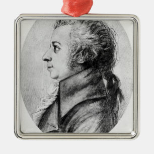 Ornamento De Metal Wolfgang Amadeus Mozart
