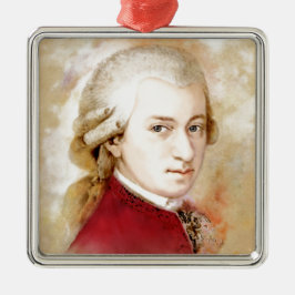 Ornamento De Metal Wolfgang Amadeus Mozart im Aquarell Stil