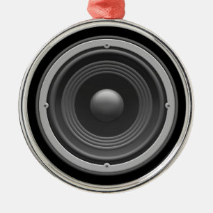 Ornamento De Metal Woofer