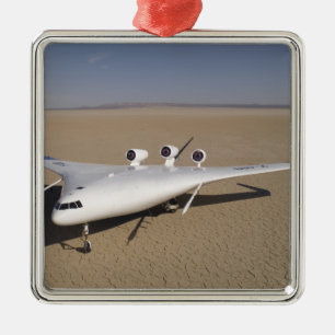 Ornamento De Metal X-48B misturou o veículo aéreo desvirilizado cor