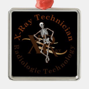 Ornamento De Metal X círculo Brown do técnico do raio