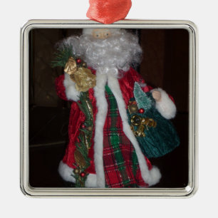 Ornamento De Metal Xadrez Real Papais noeis Hohoho Feliz Natal