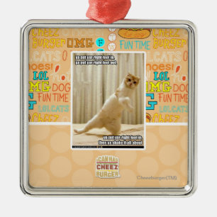 Ornamento De Metal Ya pôr o pé direito do yur dentro, OU psta ya do