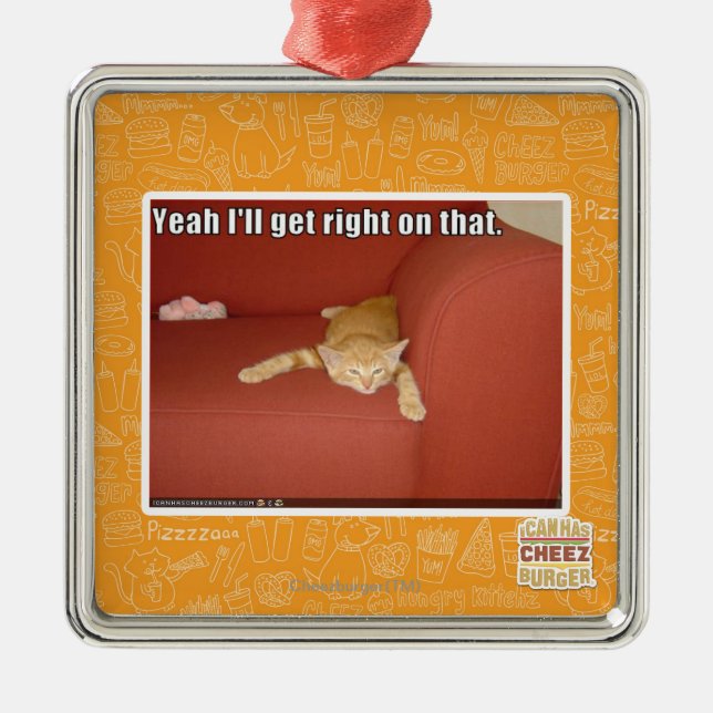 Ornamento De Metal Yeah eu obterei direito naquele (Frente)