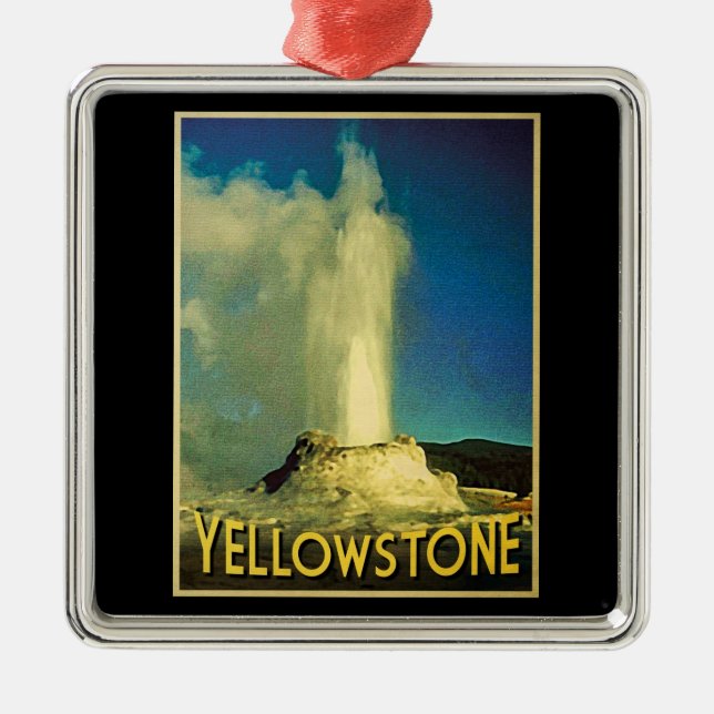 Ornamento De Metal Yellowstone Old Faith (Frente)