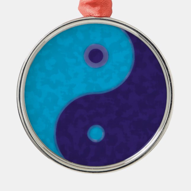 Ornamento De Metal yin yang zen meditation tao (Frente)