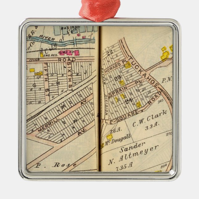 Ornamento De Metal Yonkers, New York 2 (Frente)