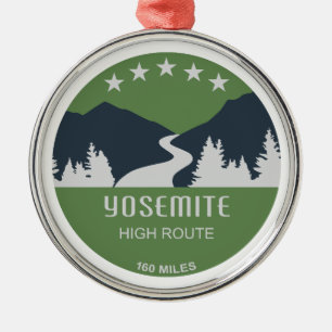 Ornamento De Metal Yosemite High Route