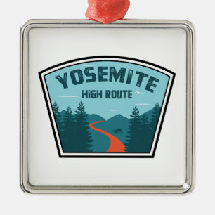 Ornamento De Metal Yosemite High Route