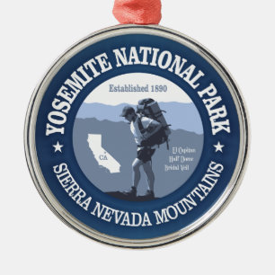 Ornamento De Metal Yosemite NP