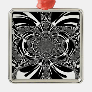Ornamento De Metal Zebra