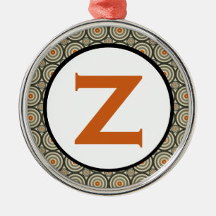 Ornamento De Metal Zebra Enrolada