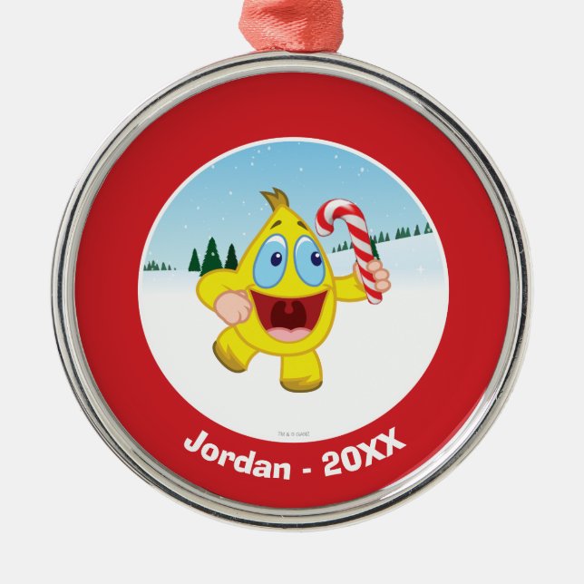 Ornamento De Metal Zingoz (Frente)