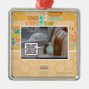 Ornamento De Metal Zombis no quintal