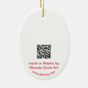 Ornamento de Metamorfose do Salmão do Alaska