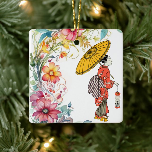 Ornamento de Mulher Asiática (Árvore)