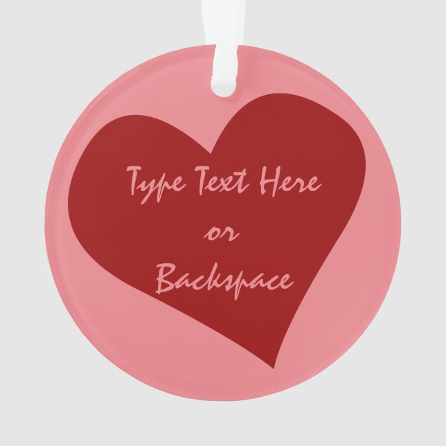 Ornamento de namorados Personalizado (Verso)