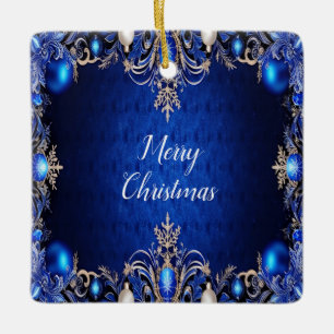 Ornamento de Natal Decorativo Azul