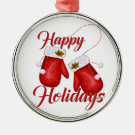 Ornamento de Natal Feliz Feriados Feriados