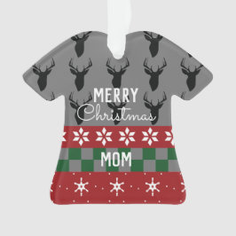 Ornamento de Nome de Suéter Feliz de Natal