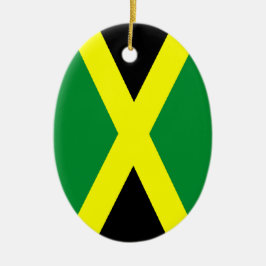 Ornamento de Oval do Flag Jamaica