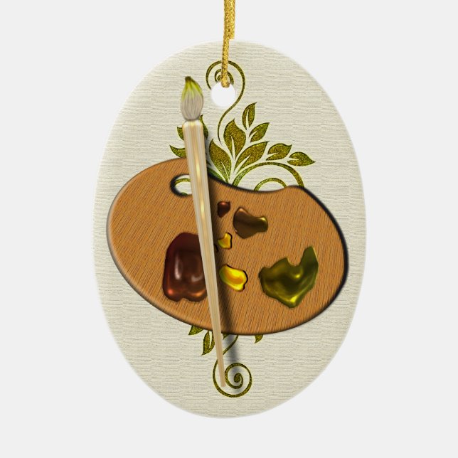 Ornamento de Pallette dos artistas (Frente)