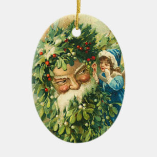 Ornamento de Papai Noel do Victorian