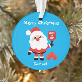 Ornamento de Papais noeis 🎅 Pickleball