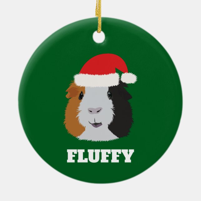 Ornamento de Porcos Laranja, Branco e Guiné Negra (Traseira)