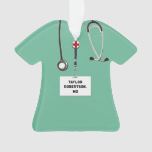 Ornamento de Presente de Dra. Holiday