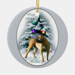 Ornamento de Presentes de Natal Boerboel