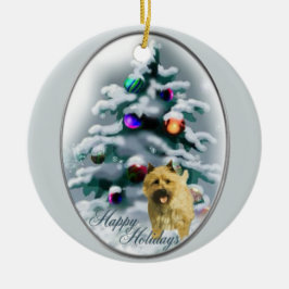 Ornamento de presentes de Natal Cairn Terrier
