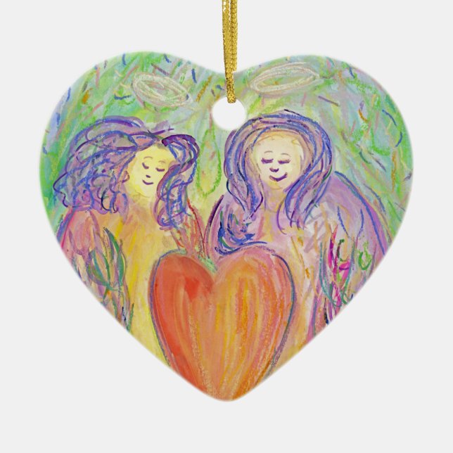 Ornamento de presentes no Feriado de Anjos Guardiõ (Frente)