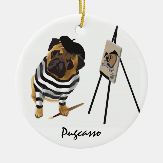 Ornamento de Pugcasso (Frente)
