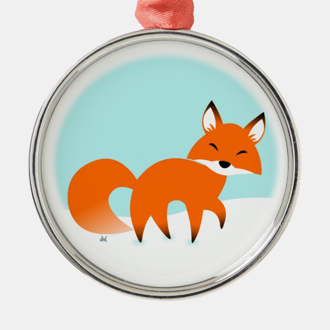 Ornamento de Red Fox (Frente)