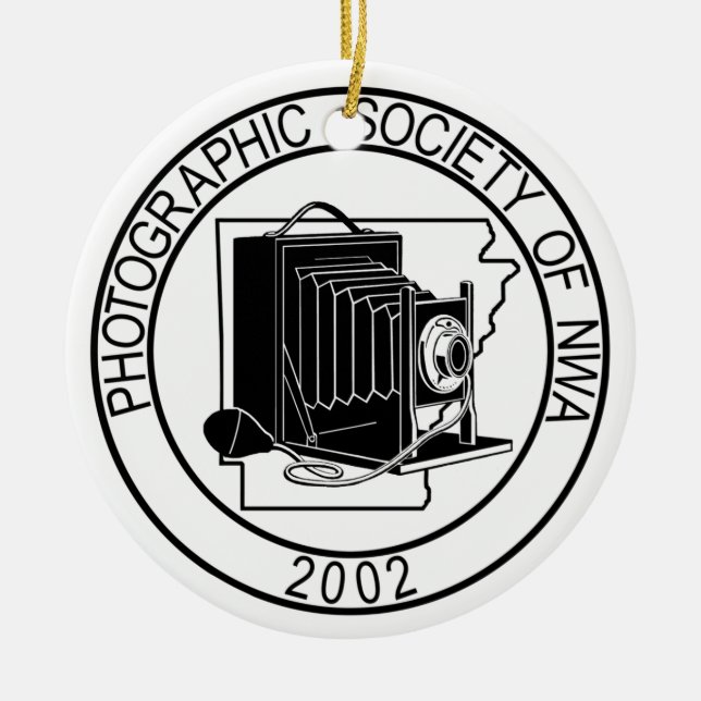 Ornamento de repouso da Porcelain PSNWA (Frente)